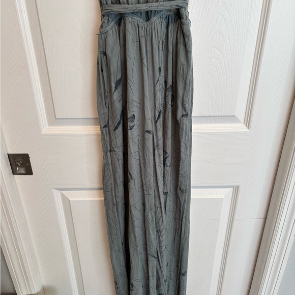 Elegant Dark Sage Jumpsuit - Picture 4 of 10